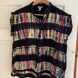 Woolrich tie dye tank 100% cotton Women’s medium